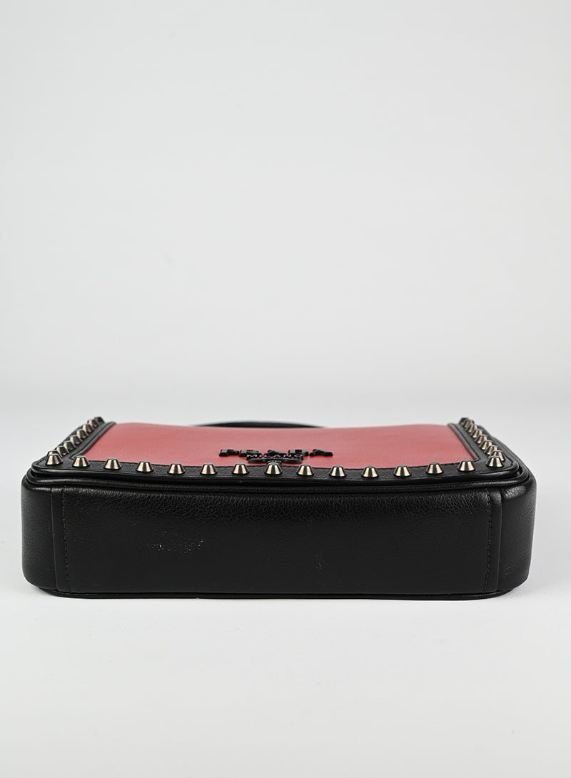Prada Borsa in pelle rossa e nera