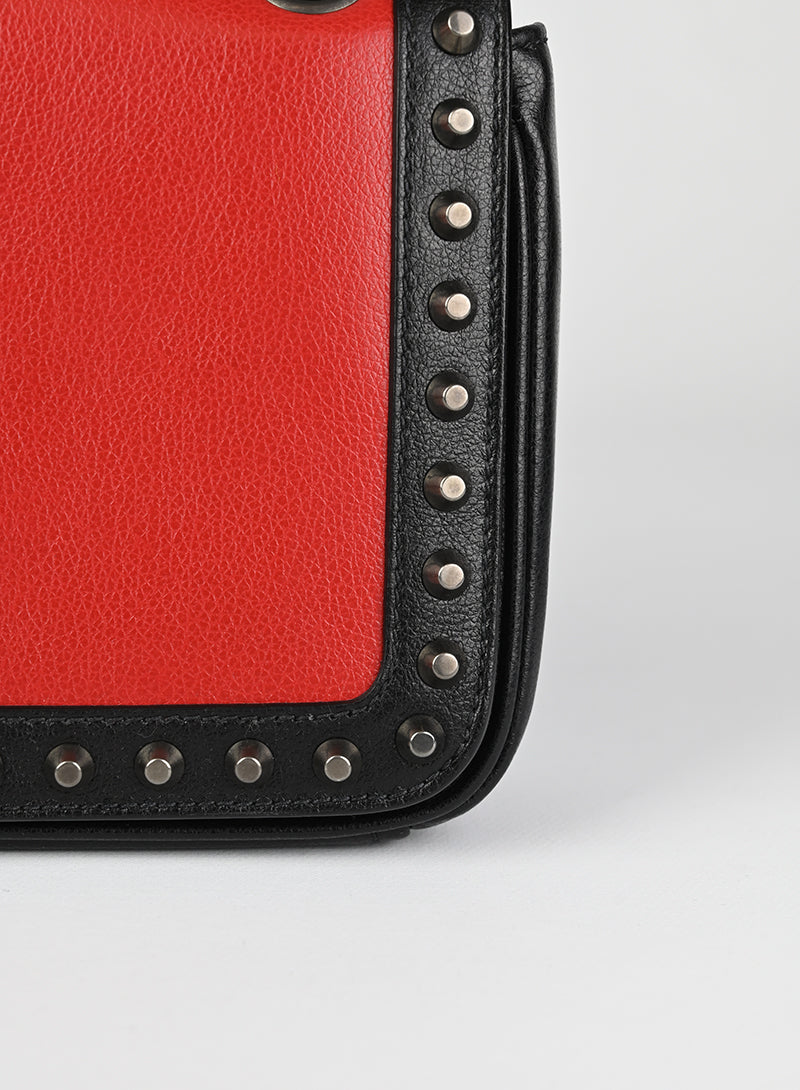 Prada Borsa in pelle rossa e nera