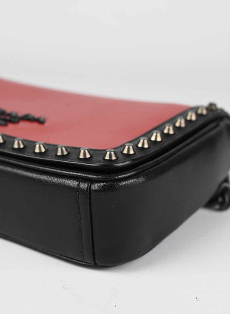 Prada Borsa in pelle rossa e nera