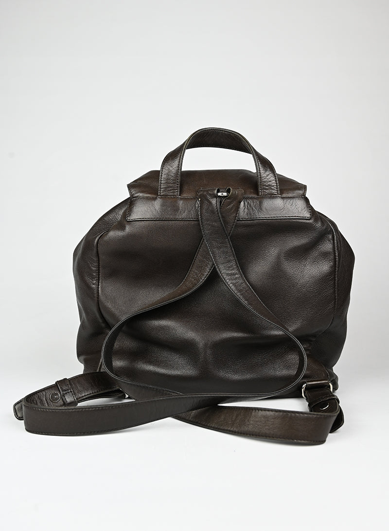 Prada Zaino in pelle marrone - lesleyluxuryvintage