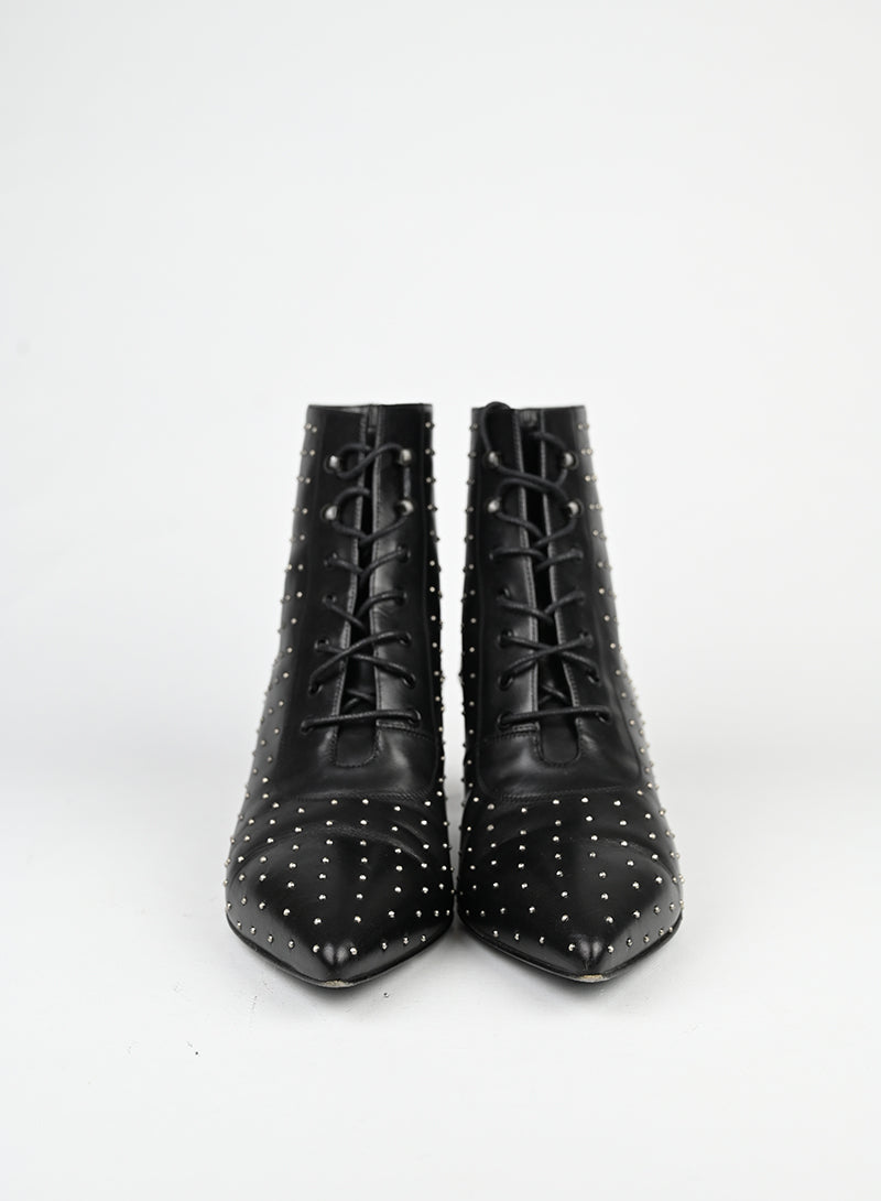 Saint Laurent Stivaletti in pelle nera - N. 37
