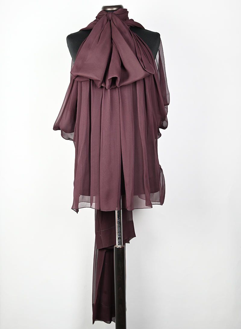Saint Laurent Blusa borgogna - Tg. 44
