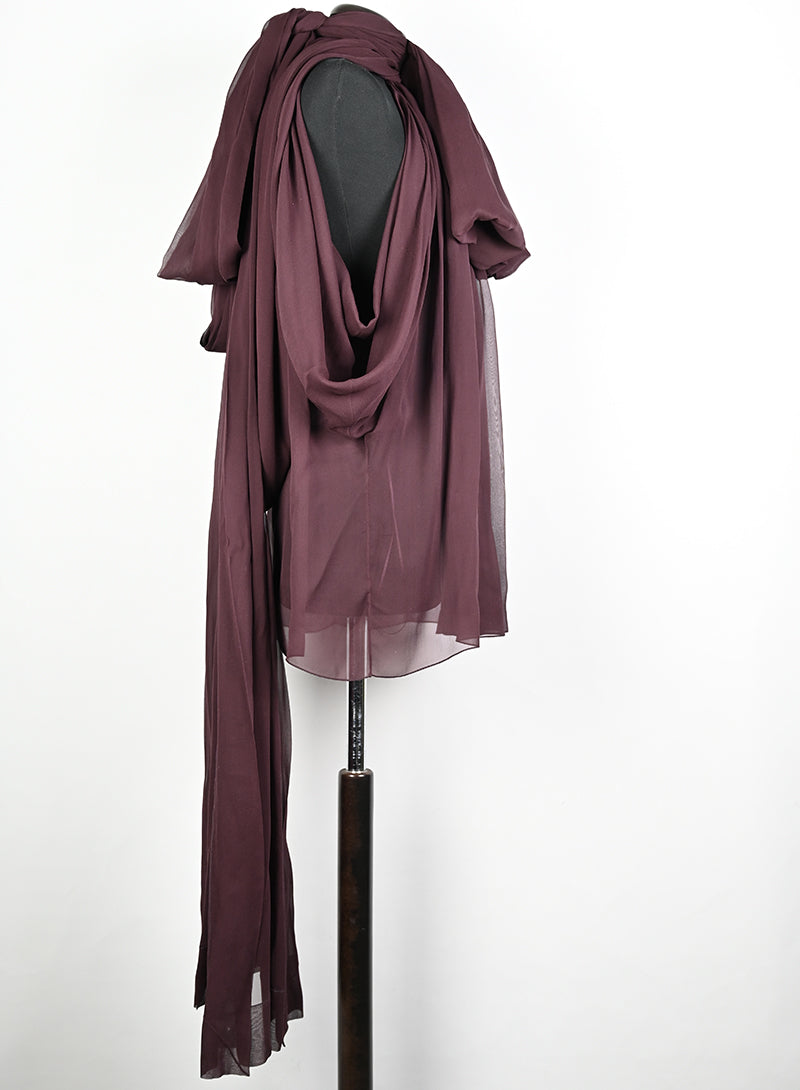 Saint Laurent Blusa borgogna - Tg. 44