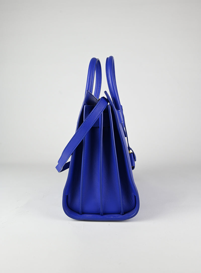 Saint Laurent Borsa Sac de Jour Baby blu