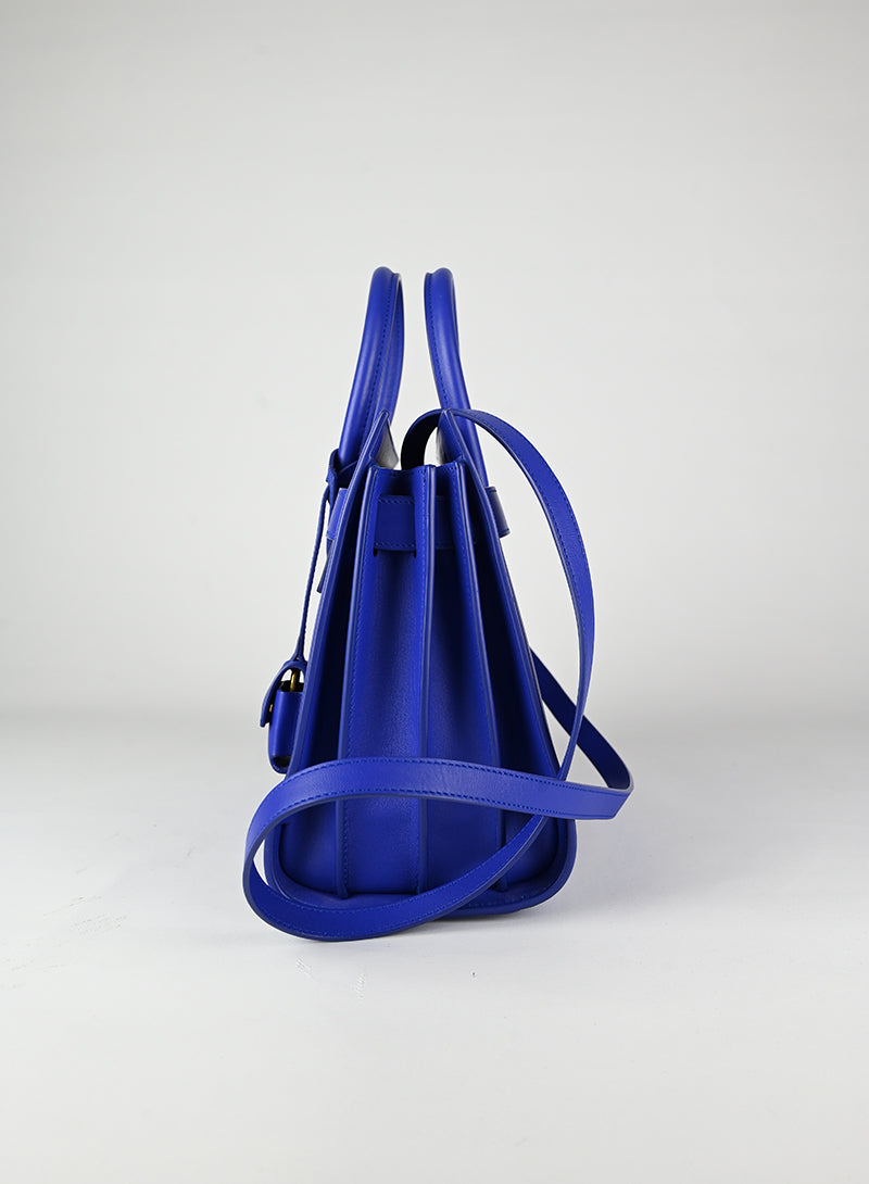 Saint Laurent Borsa Sac de Jour Baby blu
