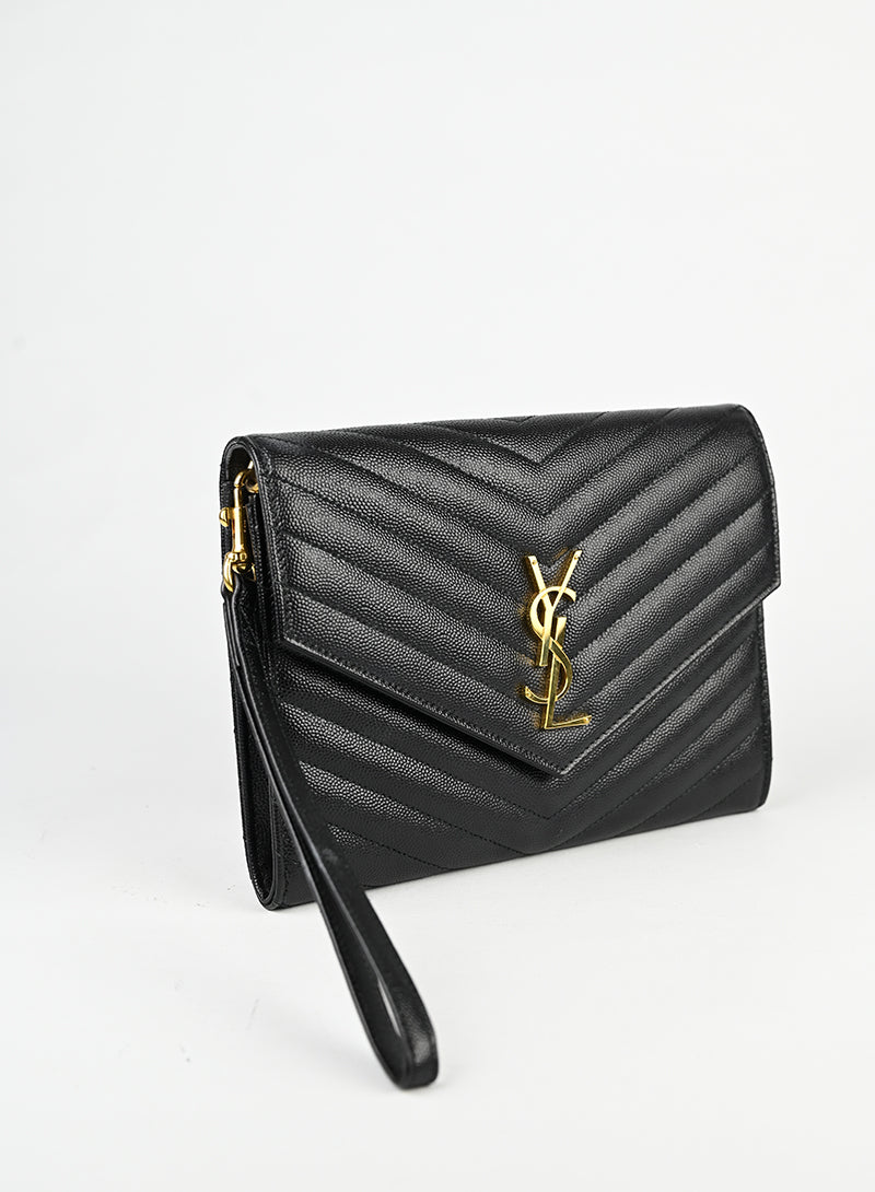 Saint Laurent Pochette Cassandre nera