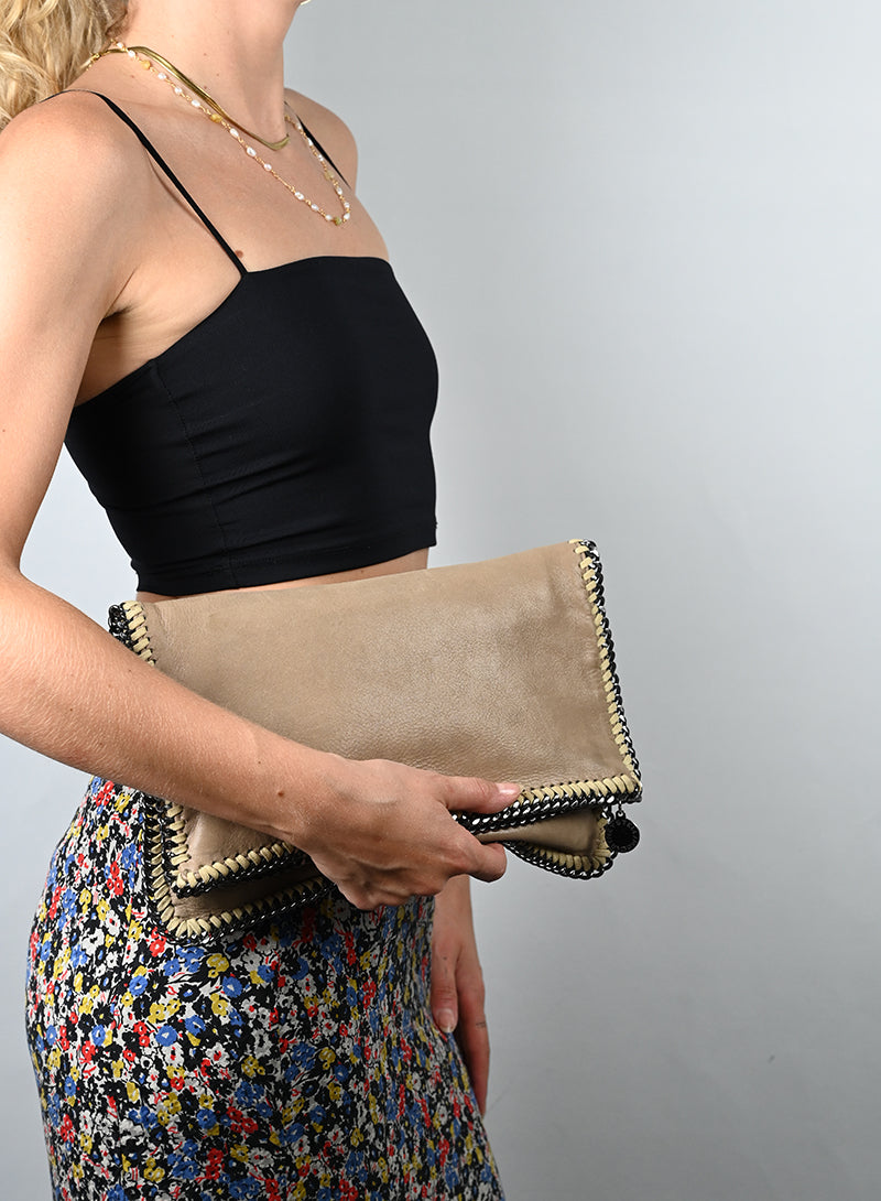 Stella Mc Cartney Borsa pochette beige
