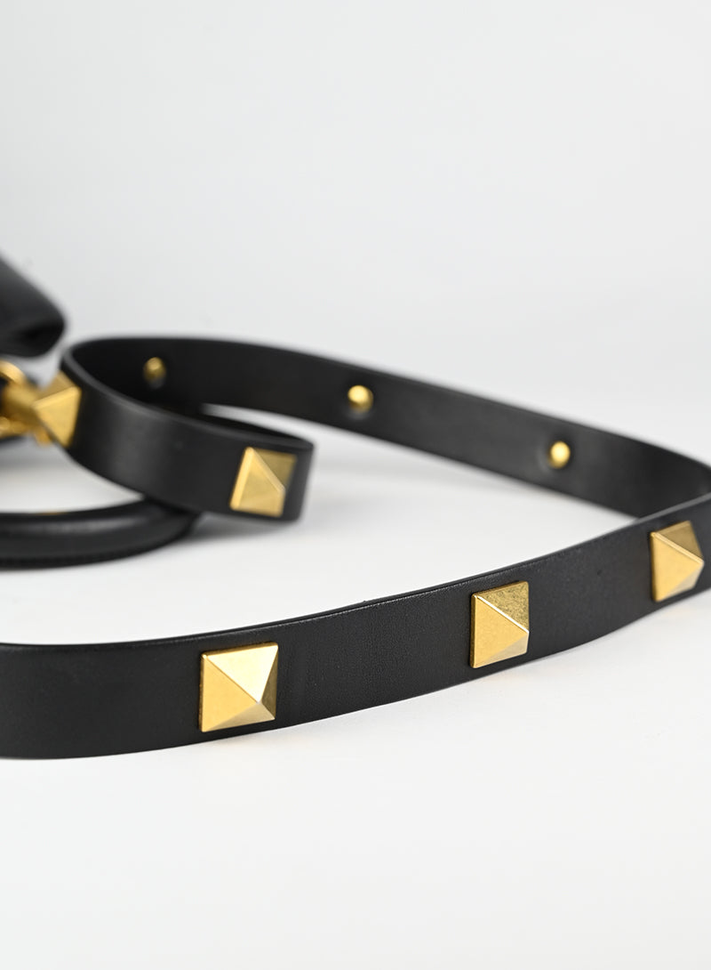 Valentino Borsa Roman Stud in pelle nera