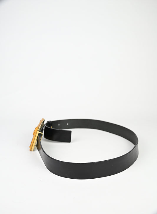 Valentino Cintura in pelle nera