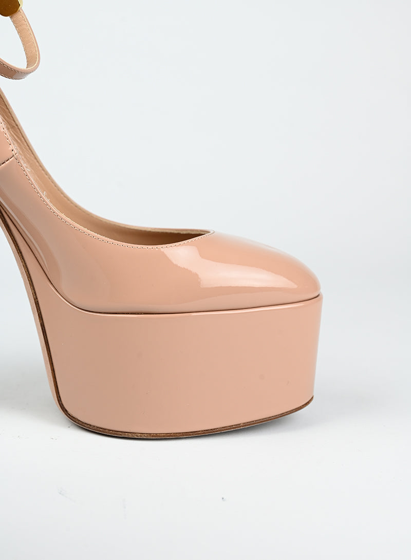 Valentino Décolleté in vernice cipria - N. 40