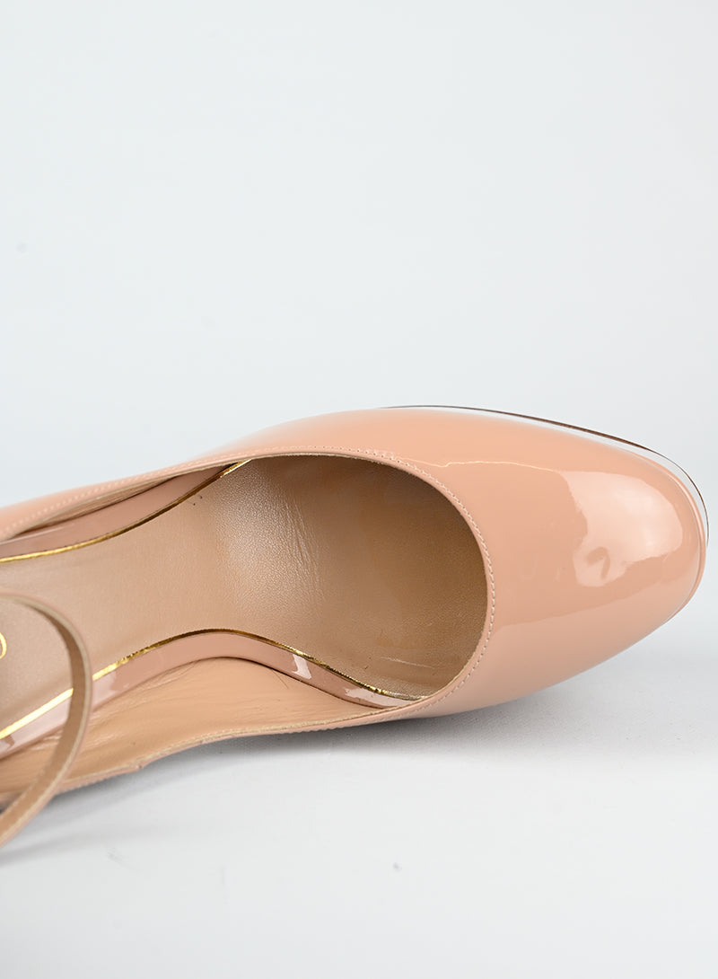 Valentino Décolleté in vernice cipria - N. 40