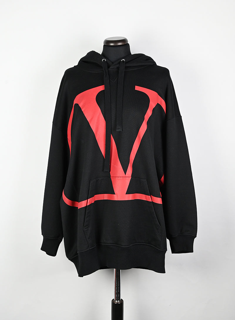 Valentino Felpa nera con maxi logo - Tg. M