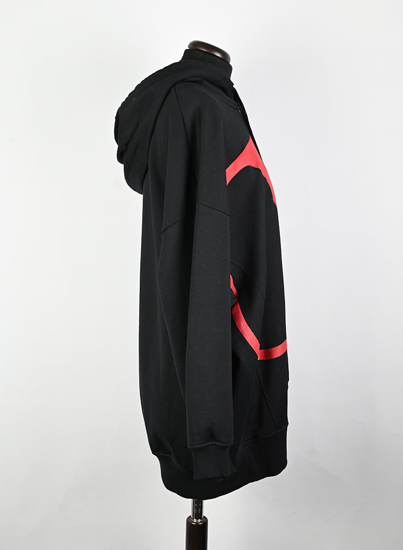 Valentino Felpa nera con maxi logo - Tg. M