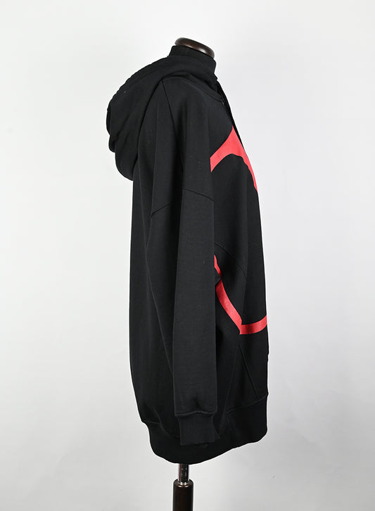 Valentino Felpa nera con maxi logo - Tg. M