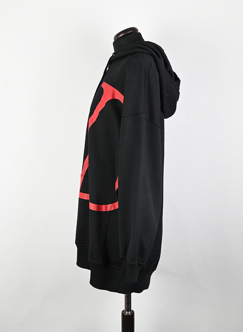 Valentino Felpa nera con maxi logo - Tg. M