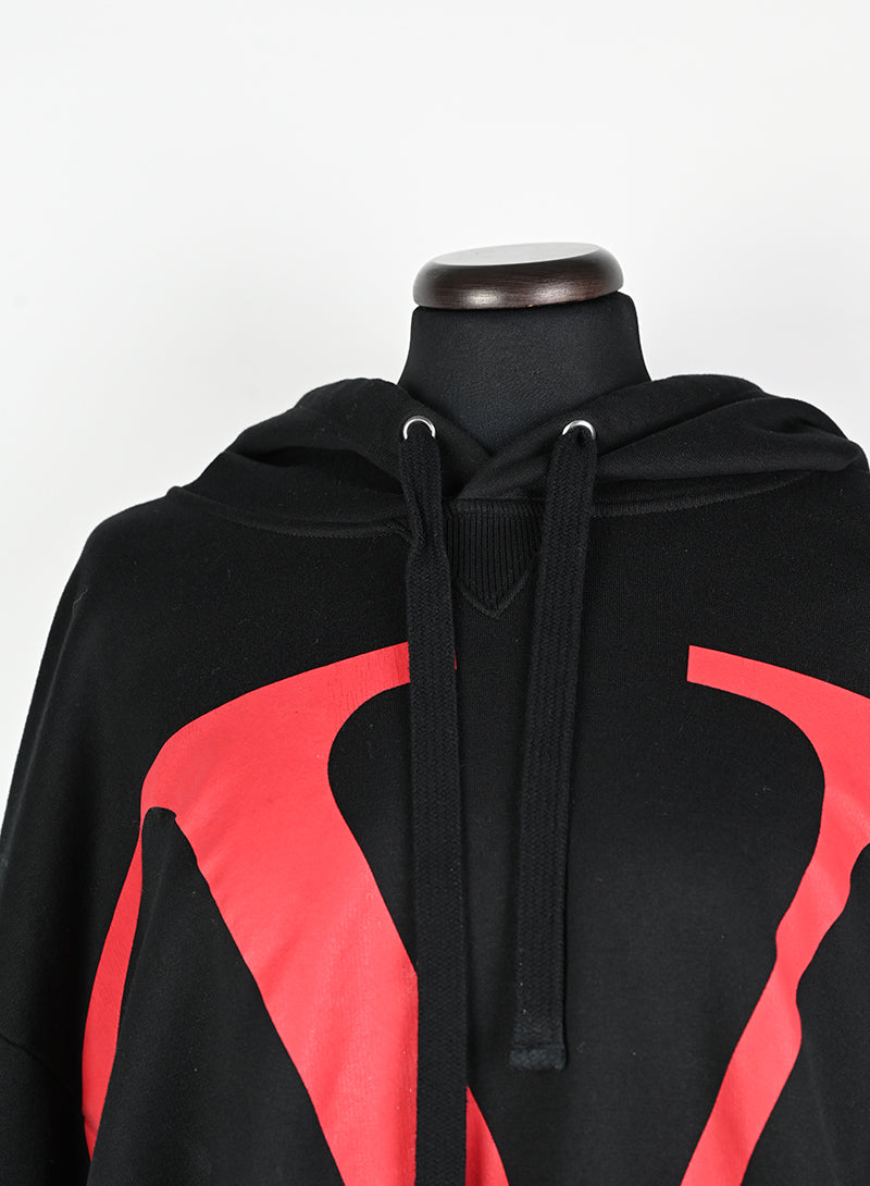 Valentino Felpa nera con maxi logo - Tg. M