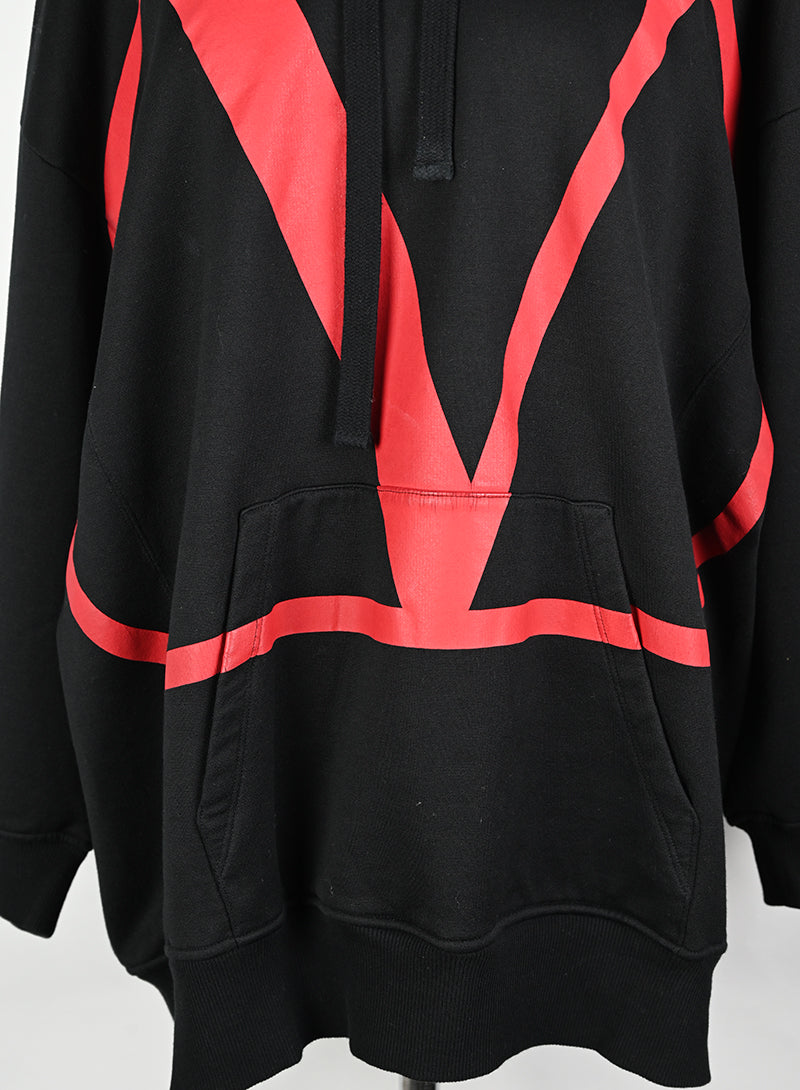 Valentino Felpa nera con maxi logo - Tg. M
