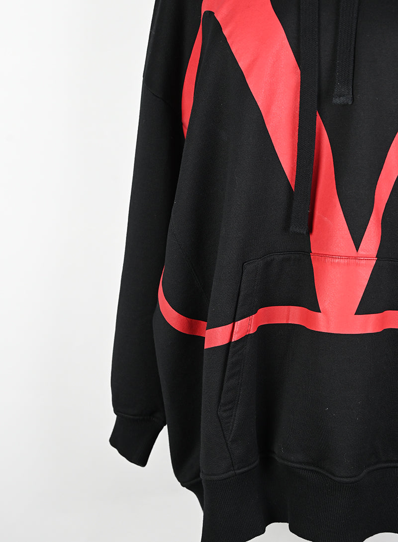 Valentino Felpa nera con maxi logo - Tg. M