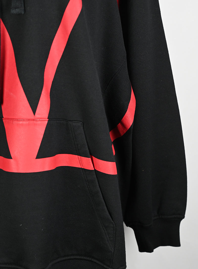 Valentino Felpa nera con maxi logo - Tg. M