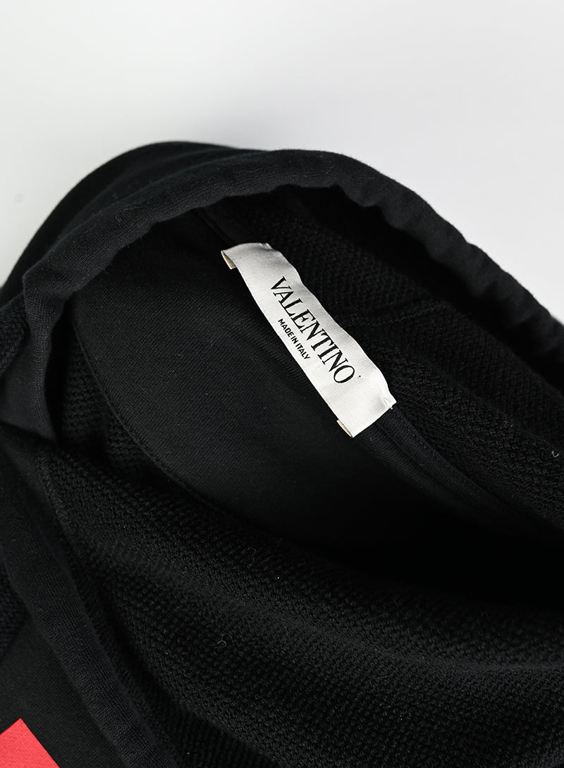 Valentino Felpa nera con maxi logo - Tg. M