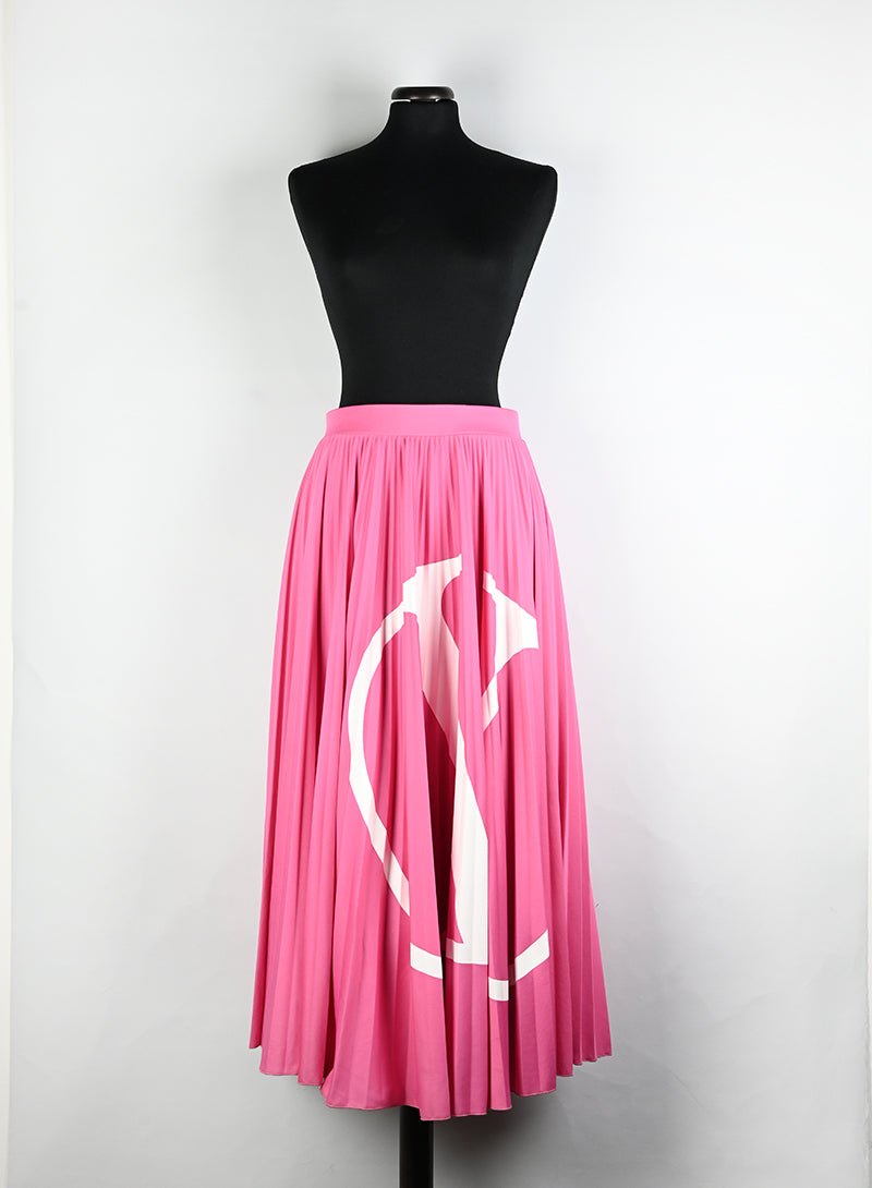 Valentino Gonna rosa plissé - Tg. 38