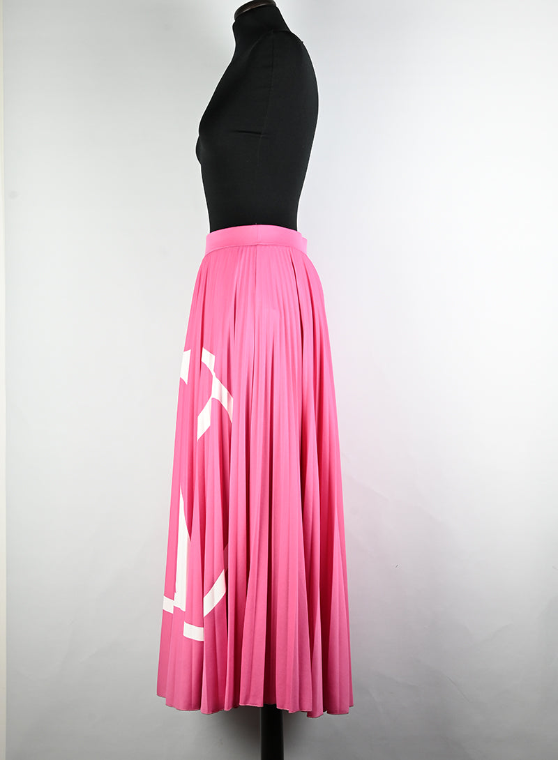 Valentino Gonna rosa plissé - Tg. 38