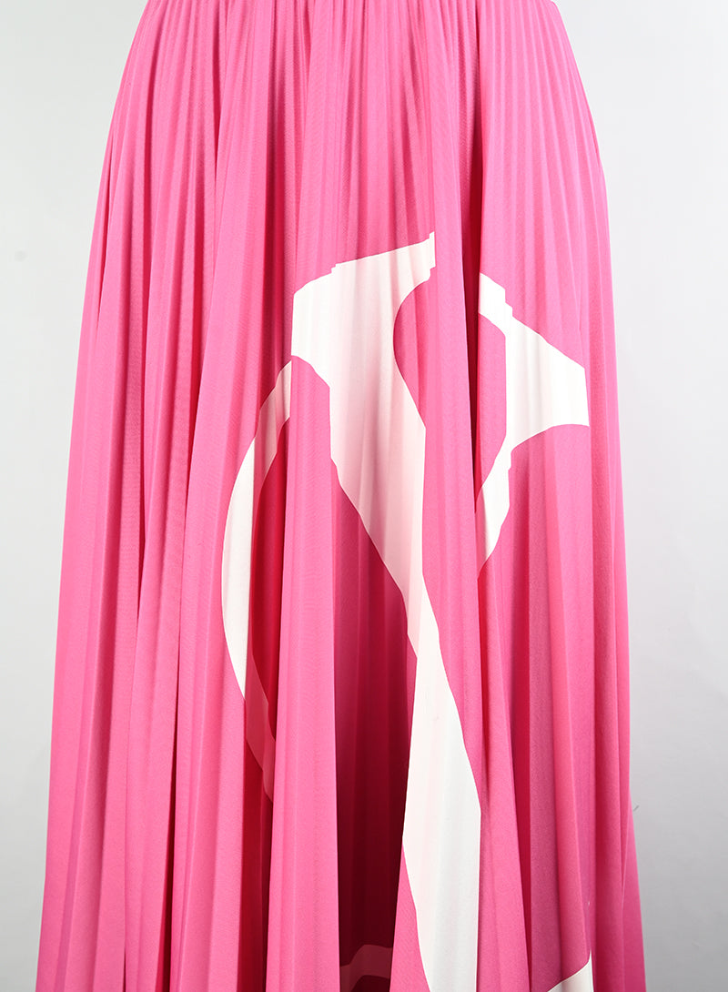 Valentino Gonna rosa plissé - Tg. 38