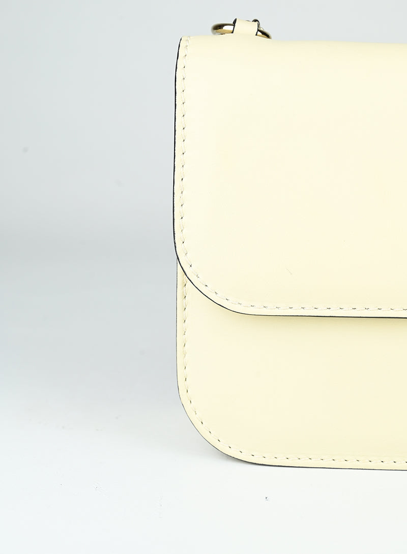 Valentino Borsa Rockstud in pelle burro