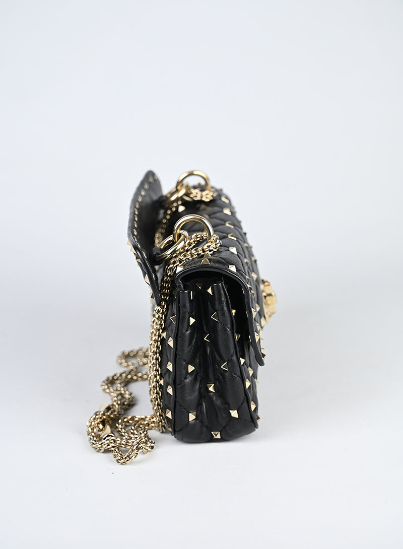 Valentino Spike Bag Pelle Nera