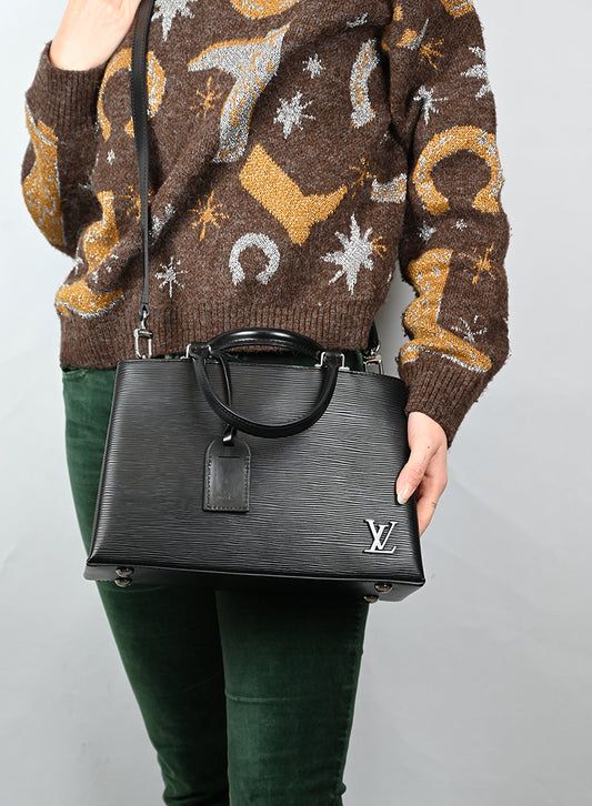 Louis Vuitton Borsa Kleber in pelle Epi nera