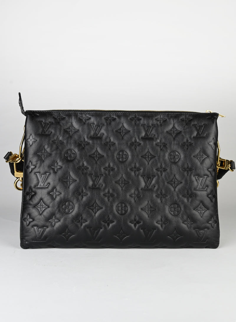 Louis Vuitton Borsa Coussin MM in pelle nera