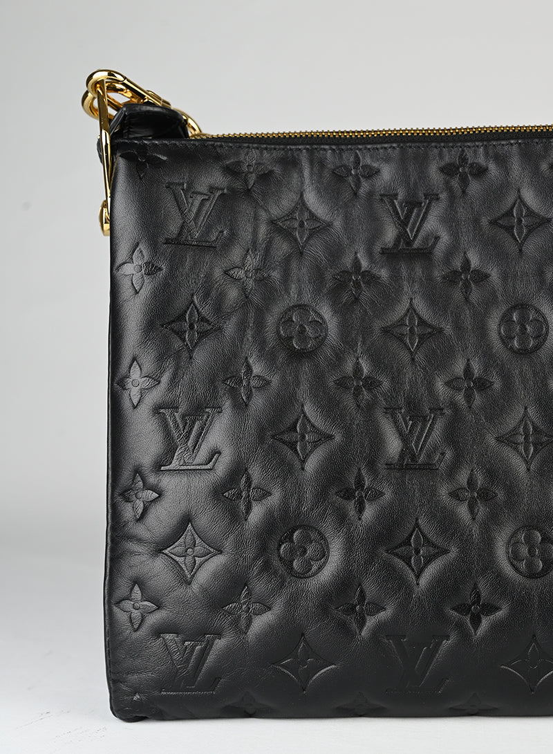 Louis Vuitton Borsa Coussin MM in pelle nera