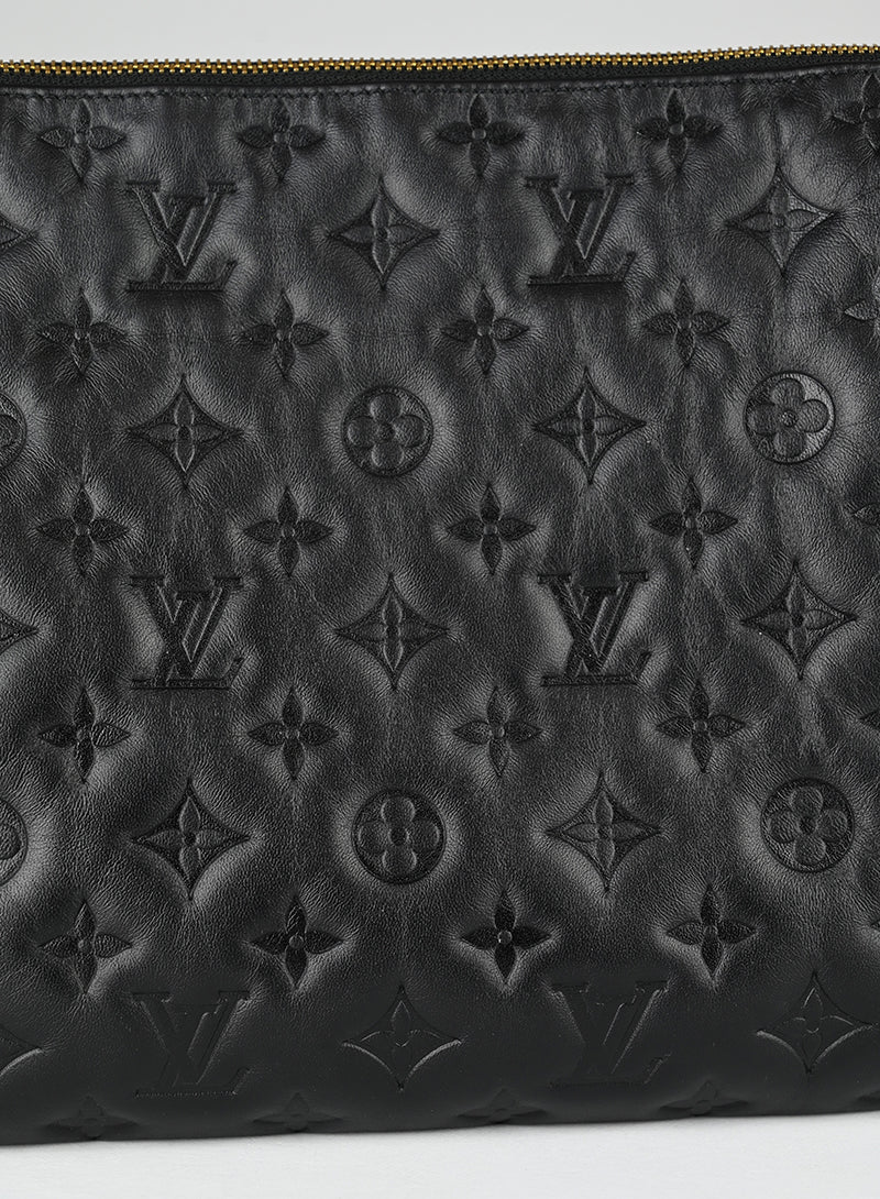 Louis Vuitton Borsa Coussin MM in pelle nera
