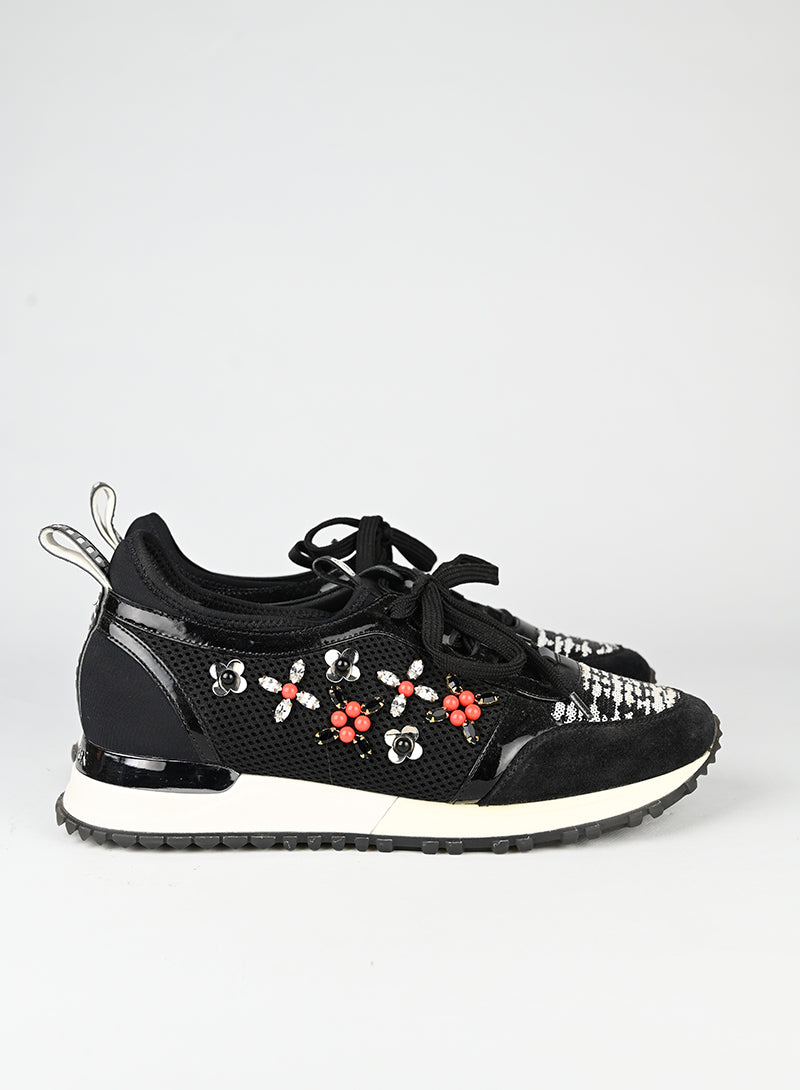Louis Vuitton Sneakers nere con ricami - N. 37
