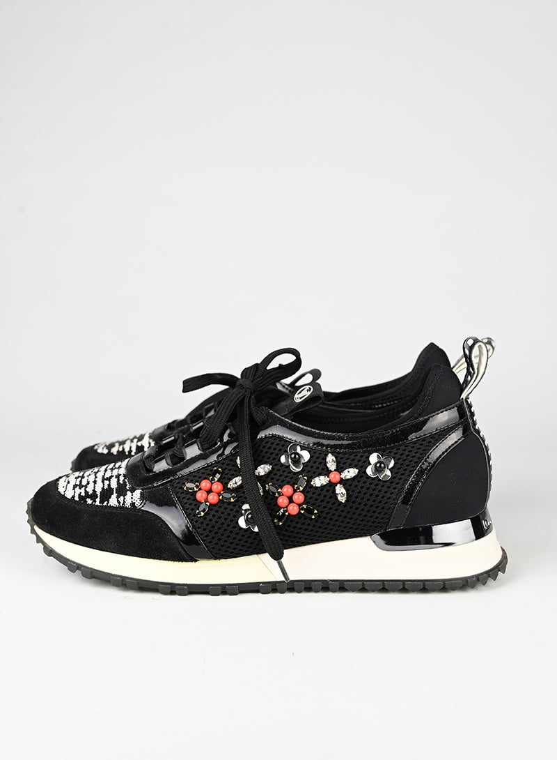 Louis Vuitton Sneakers nere con ricami - N. 37