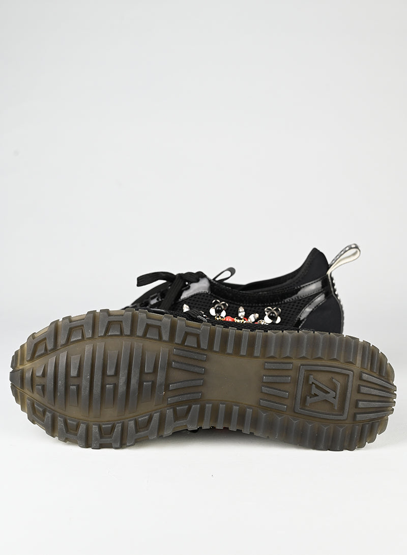 Louis Vuitton Sneakers nere con ricami - N. 37