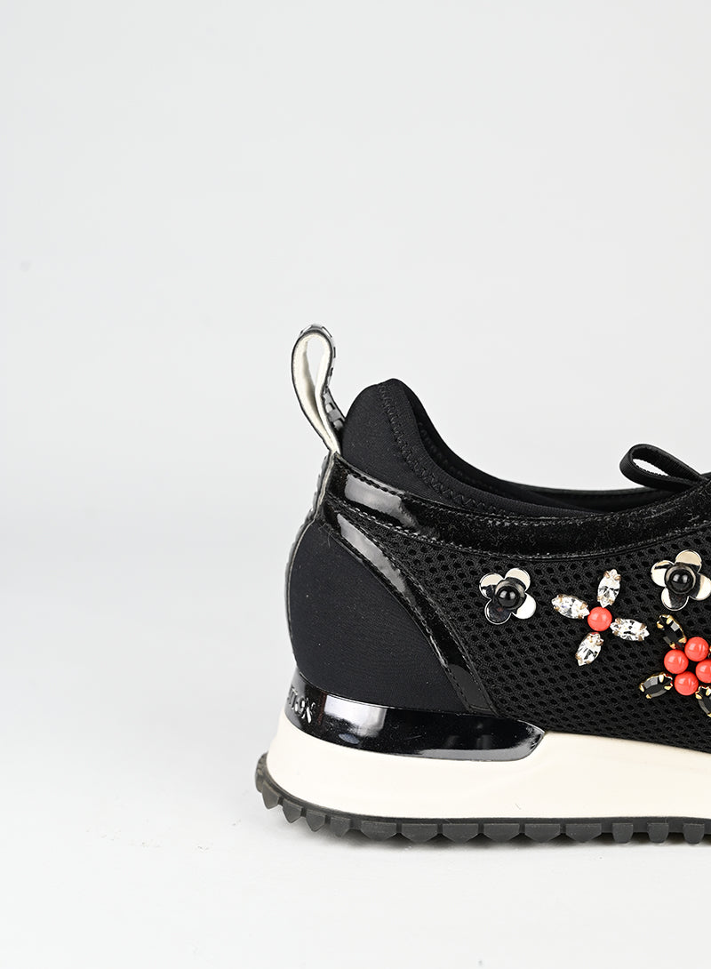 Louis Vuitton Sneakers nere con ricami - N. 37