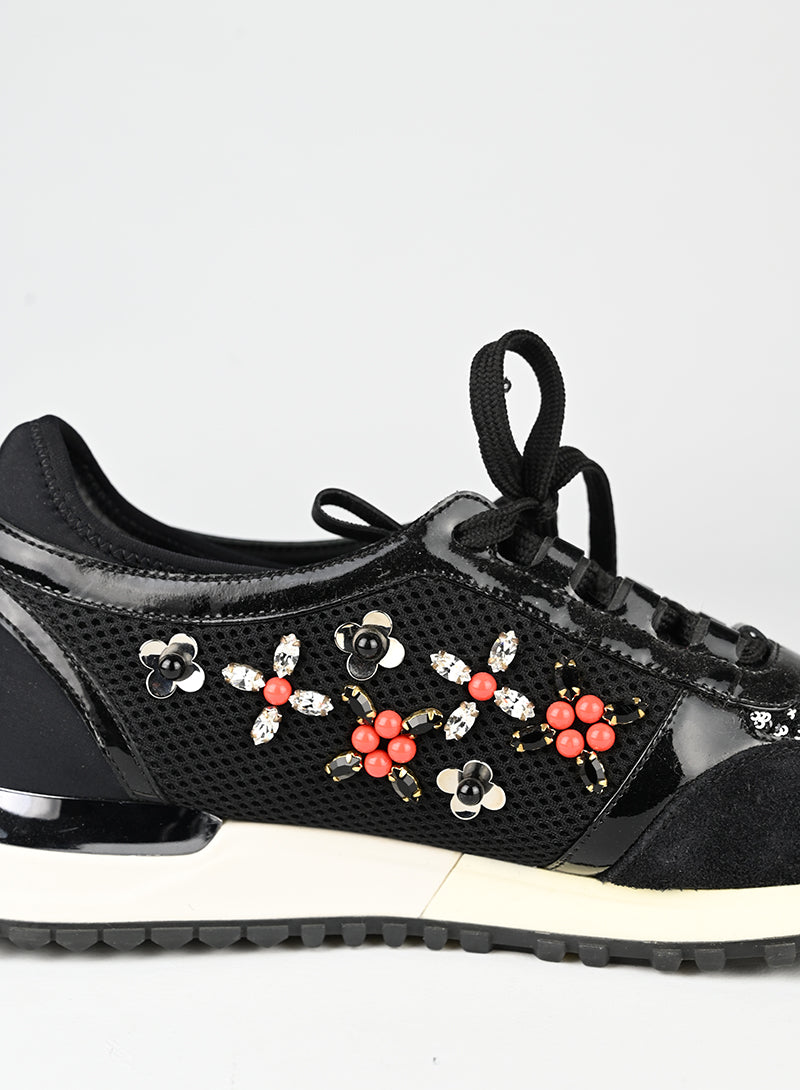 Louis Vuitton Sneakers nere con ricami - N. 37