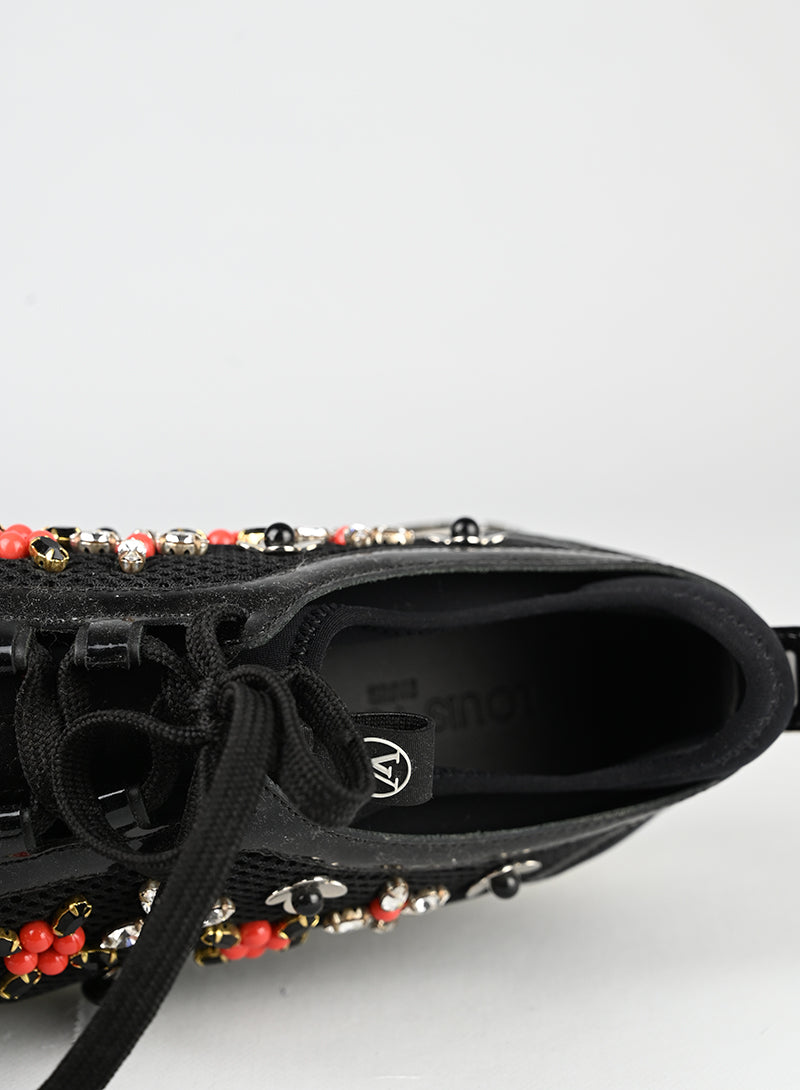 Louis Vuitton Sneakers nere con ricami - N. 37