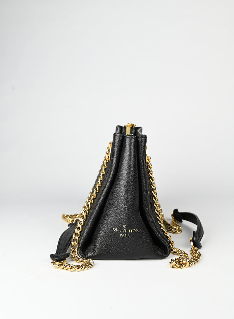 Louis Vuitton Borsa in pelle Monogram nera
