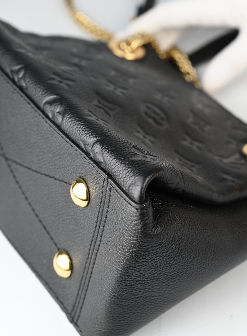 Louis Vuitton Borsa in pelle Monogram nera
