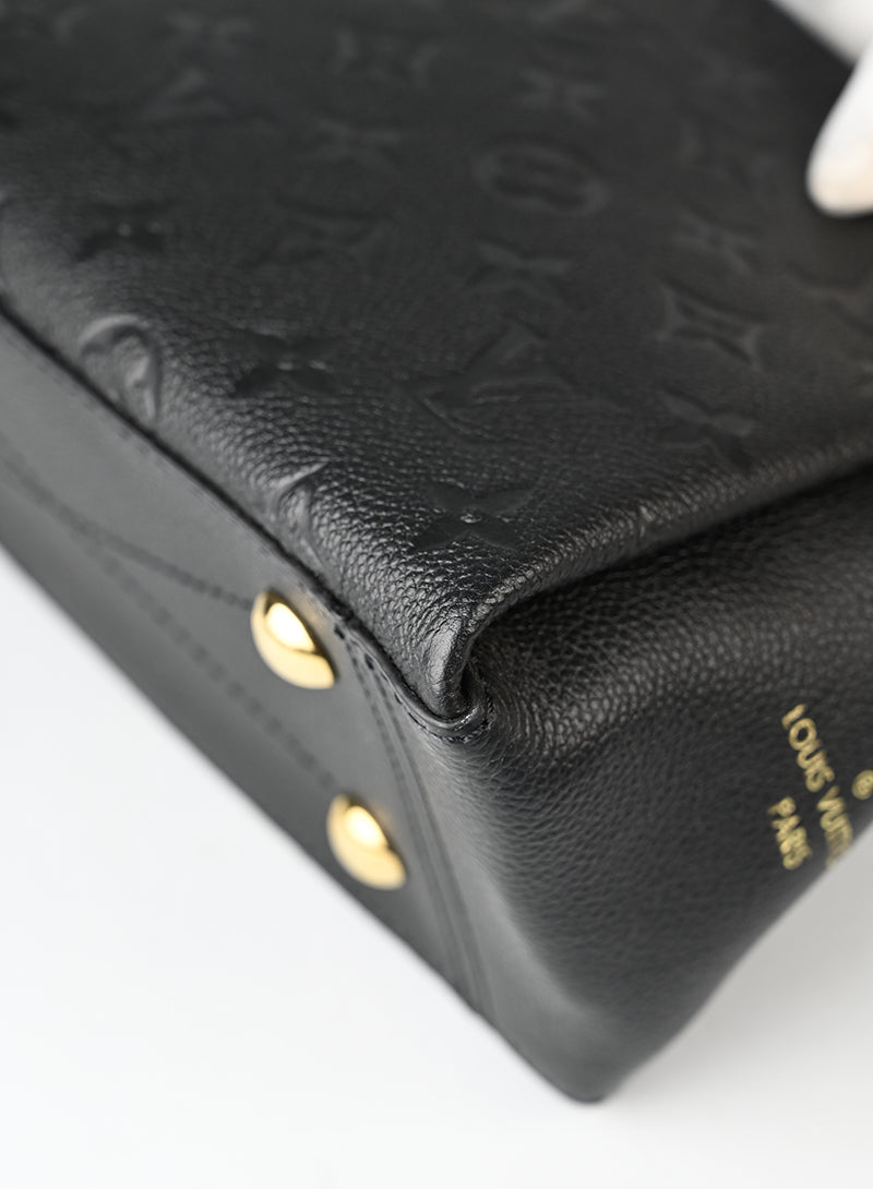 Louis Vuitton Borsa in pelle Monogram nera