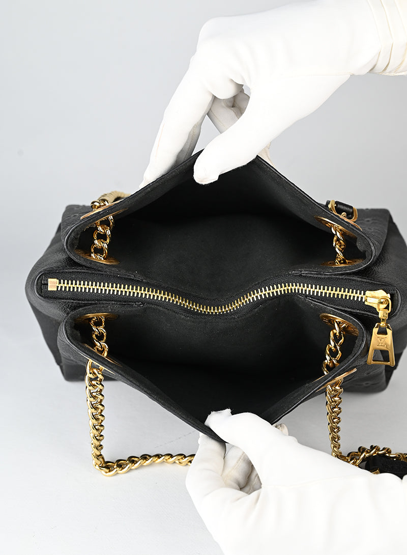 Louis Vuitton Borsa in pelle Monogram nera