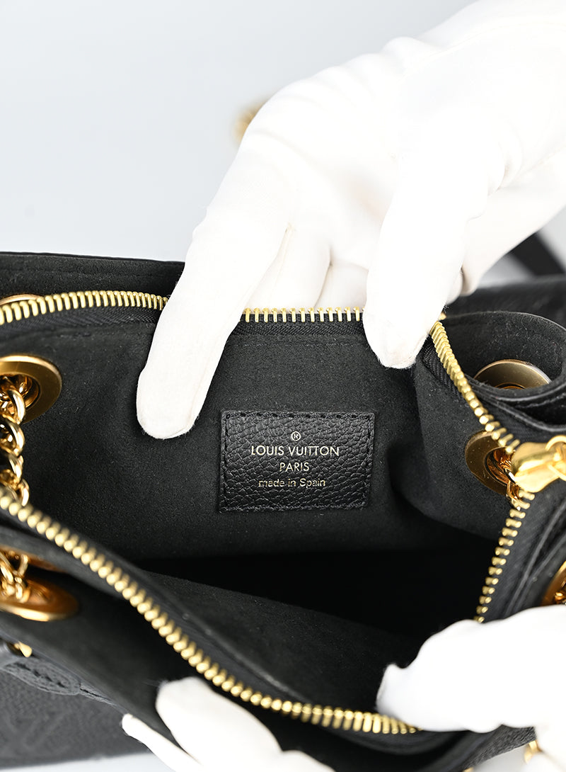 Louis Vuitton Borsa in pelle Monogram nera
