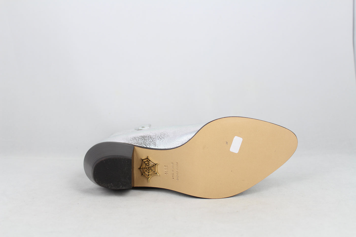 Charlotte Olympia Stivaletti texani argento - N. 36 ½ - lesleyluxuryvintage