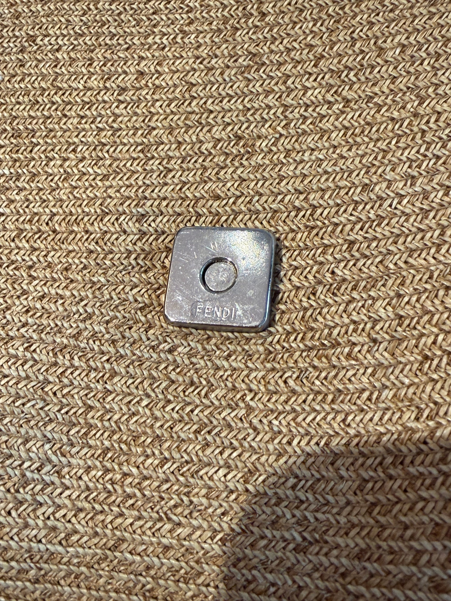 Fendi baguette rafia vintage -  lesleyluxuryvintage