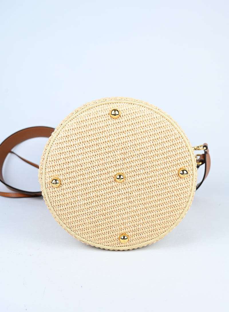 Fendi Borsa Step-out in rafia -  lesleyluxuryvintage