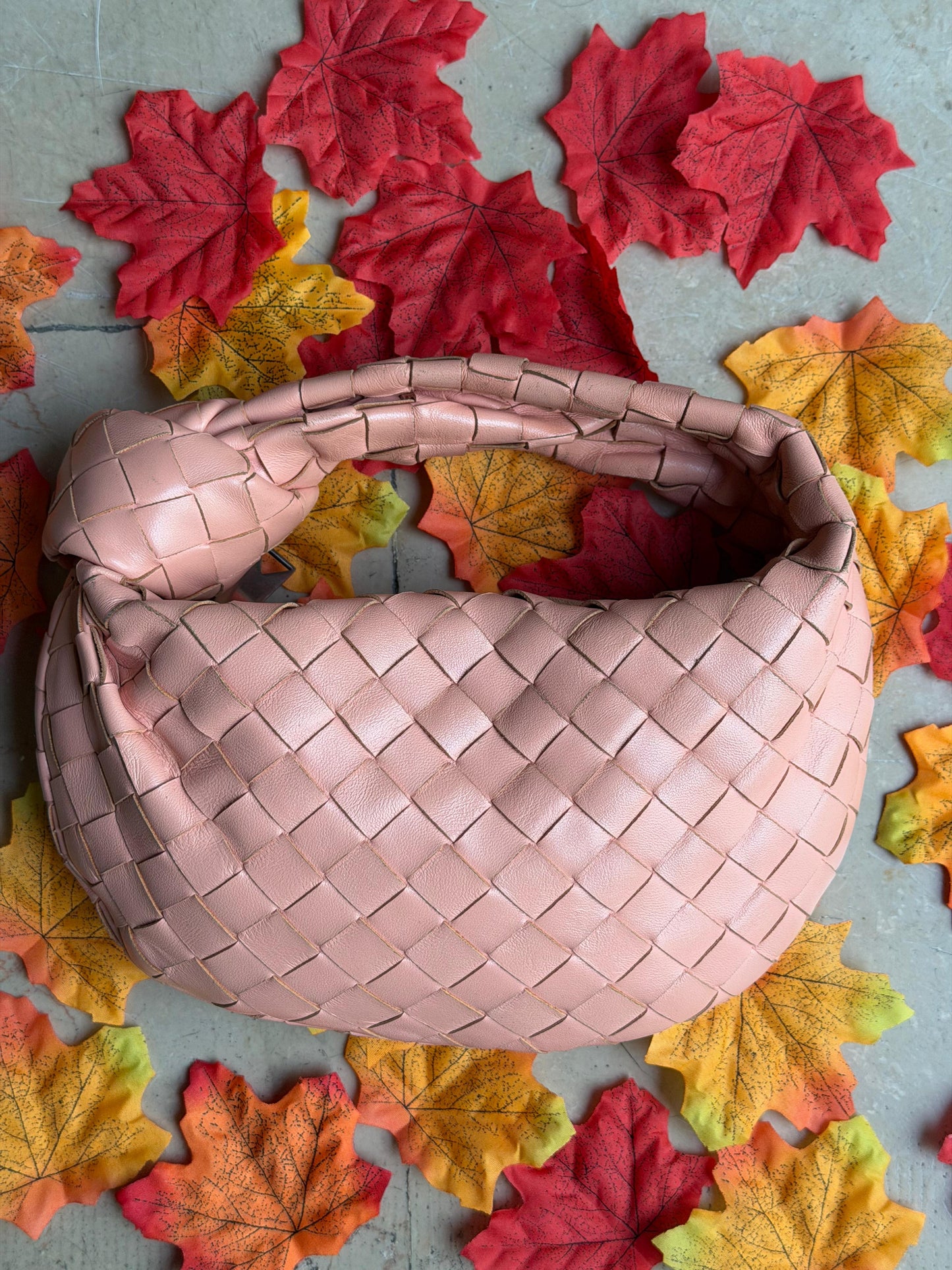 Bottega Veneta Borsa Mini Jodie rosa