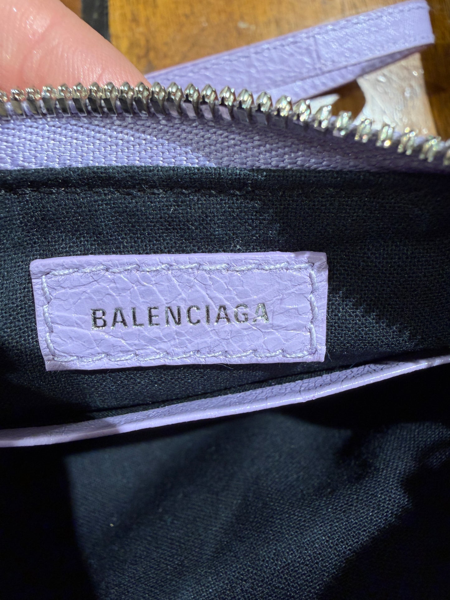 Balenciaga borsina Cagole mini lilla