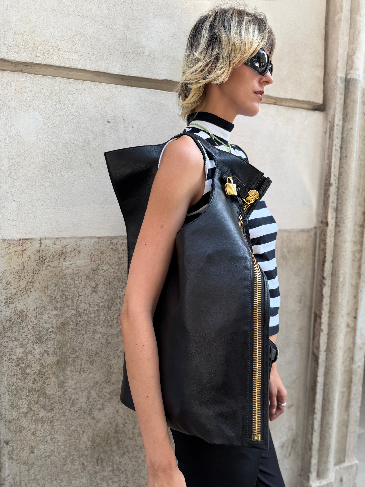 Tom Ford borsa in pelle nera Alix